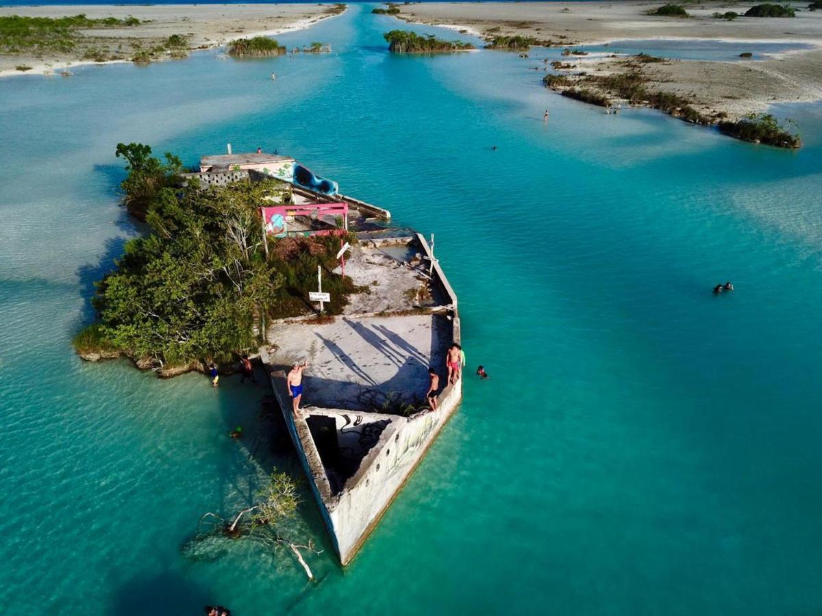 Casa Villa Real- Lagoon Acces And Stunning Views! Bacalar Exteriör bild