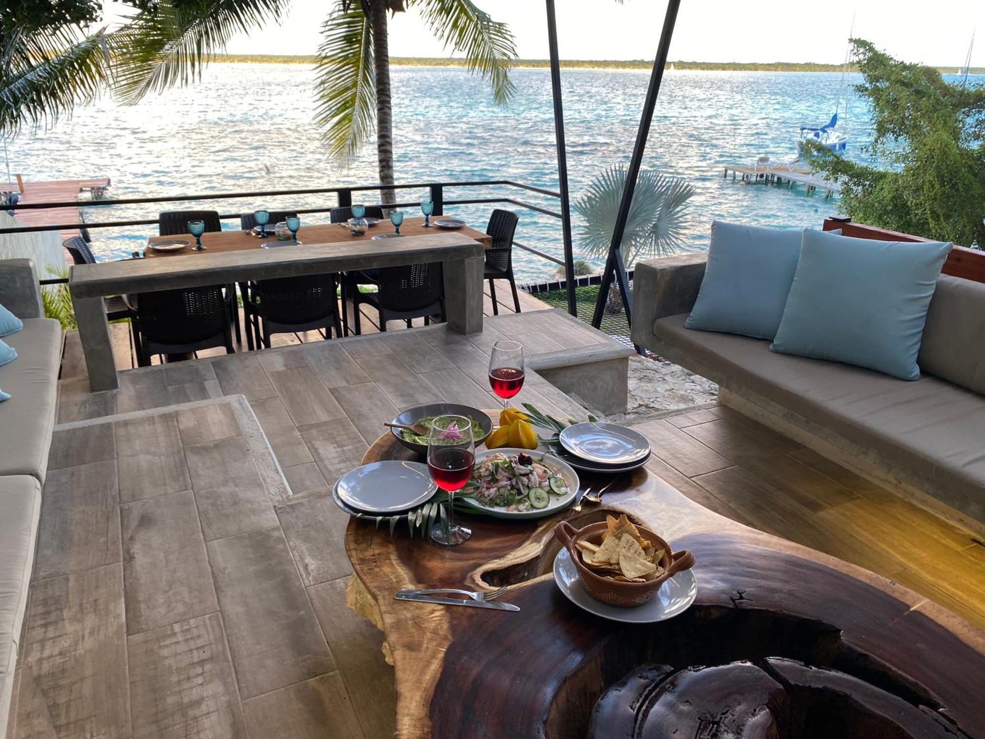 Casa Villa Real- Lagoon Acces And Stunning Views! Bacalar Exteriör bild